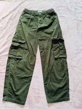 refuge Olive Green Cargo Pants with Utility Pockets